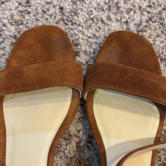 Nisolo Brown Suede Block Heel Sandals - Picture 3 of 4